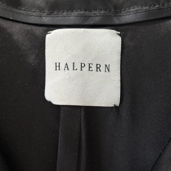 Halpern Tapered Sequin Trousers Black Silver Disco Party Nightclub Sz 28 - Picture 10 of 16